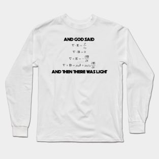 Maxwell's equation Long Sleeve T-Shirt